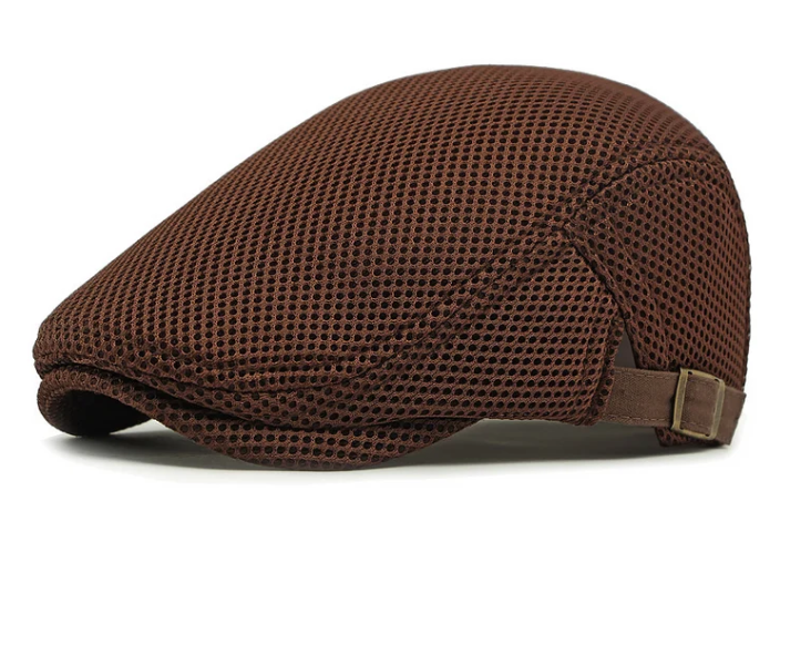 Gorra plana transpirable con correa ajustable
