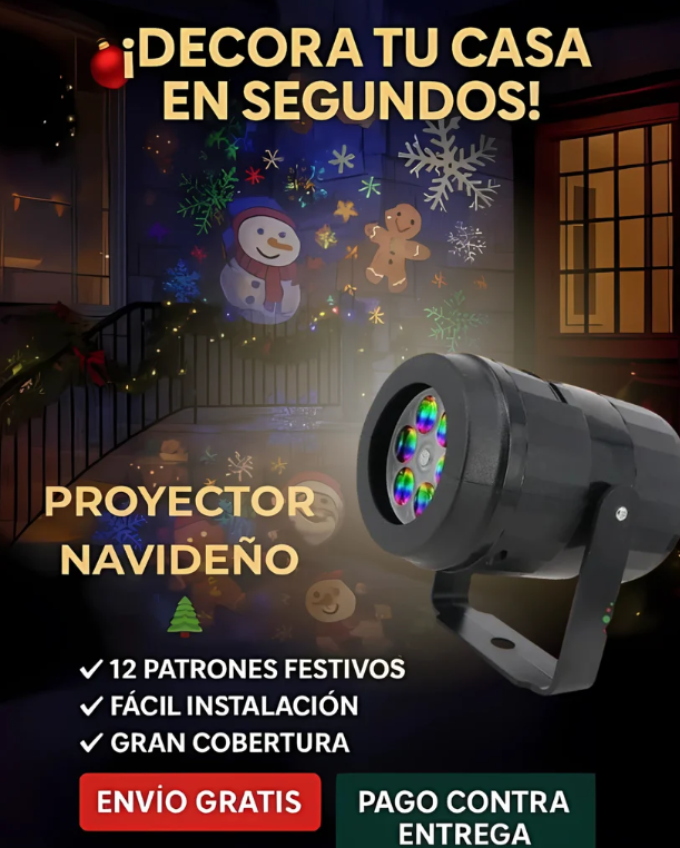 Proyector navideño