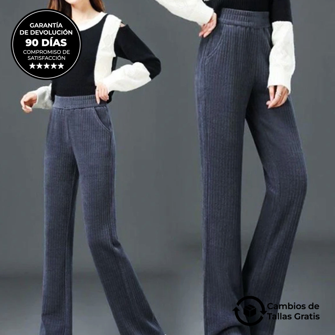 Pantalones con Cinturilla Elástica Versátiles para Mujer