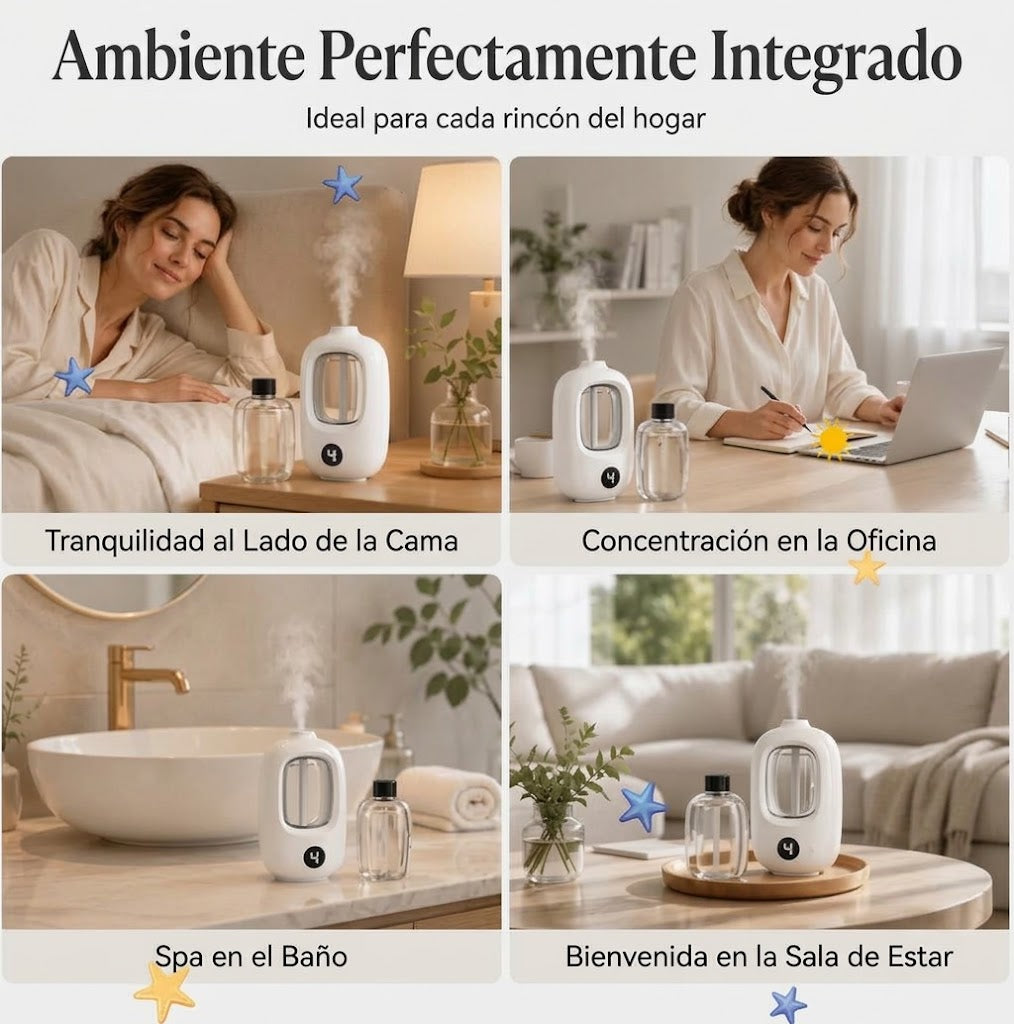 Difusor de aromas con temporizador y sin cable
