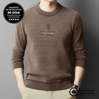 Suéter de Cuello Redondo