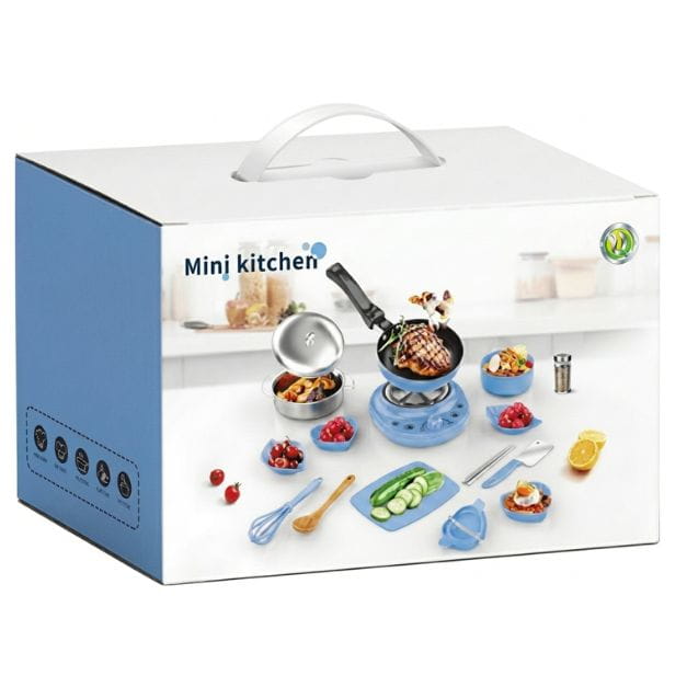 Mini Cocina Eléctrica para Niños – Set de 22 Piezas