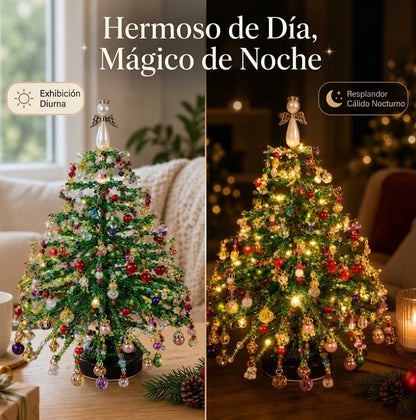 Kit de manualidades para hacer adornos navideños con cuentas para el árbol.