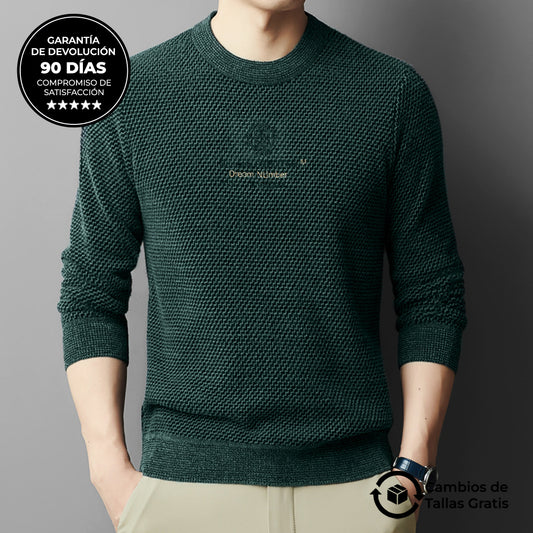 Suéter de Cuello Redondo