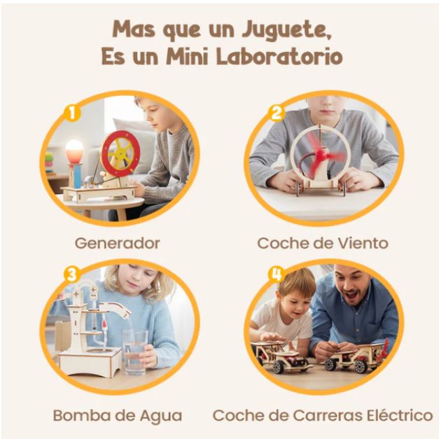 Juguetes tecnológicos creativos hechos a mano DIY