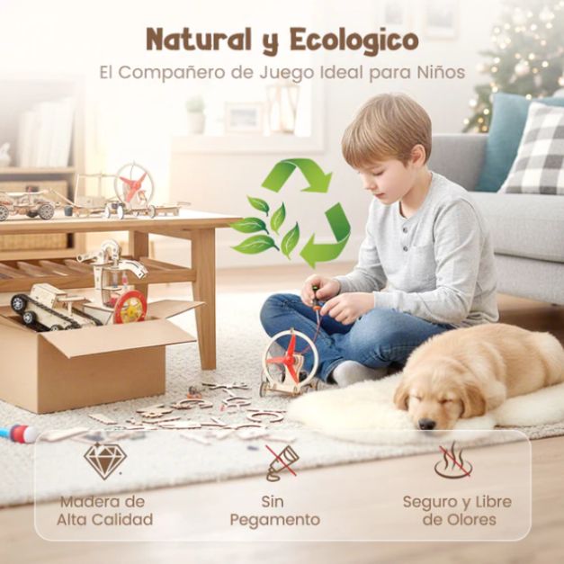Juguetes tecnológicos creativos hechos a mano DIY