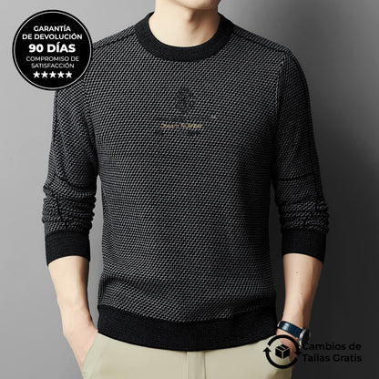 Suéter de Cuello Redondo