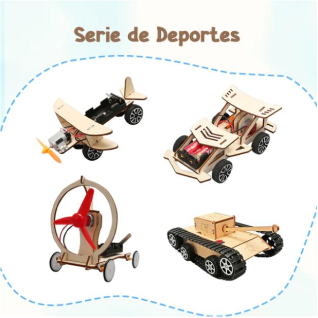 Juguetes tecnológicos creativos hechos a mano DIY