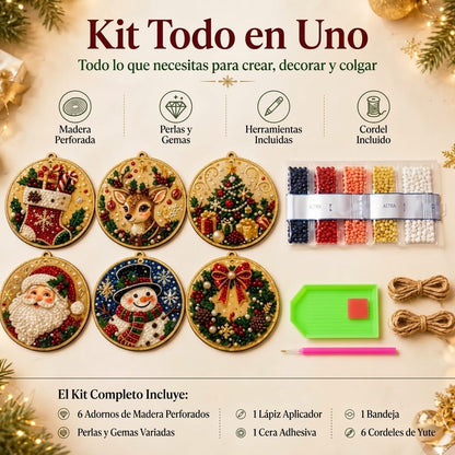 Kit de pintura de diamantes navideños