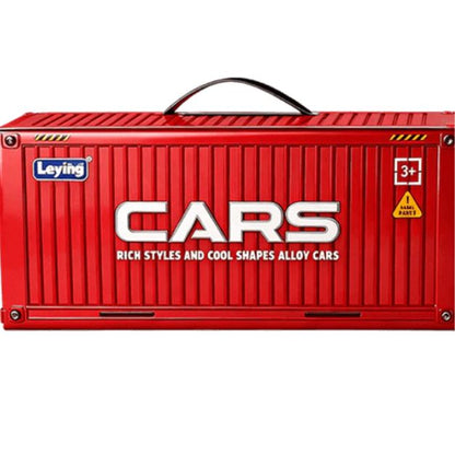 Set de Mini Coches de Retrofriccion con Garaje Integrado