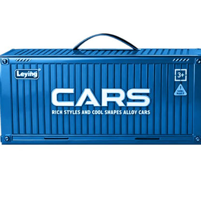 Set de Mini Coches de Retrofriccion con Garaje Integrado