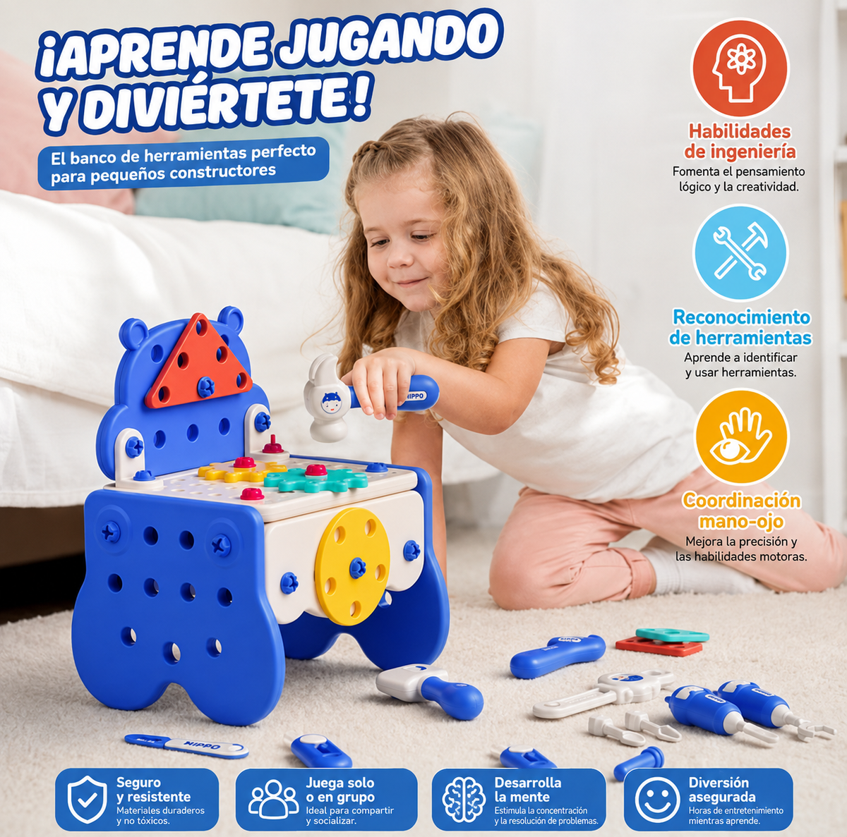 Juego de herramientas para Niños