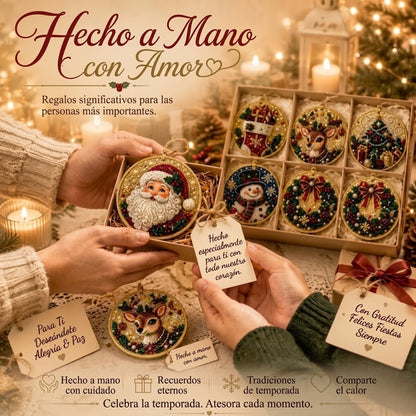 Kit de pintura de diamantes navideños