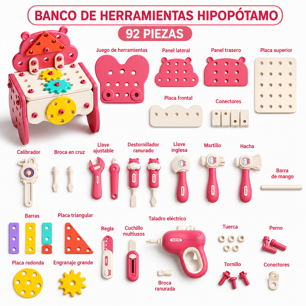Juego de herramientas para Niños