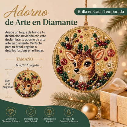 Kit de pintura de diamantes navideños
