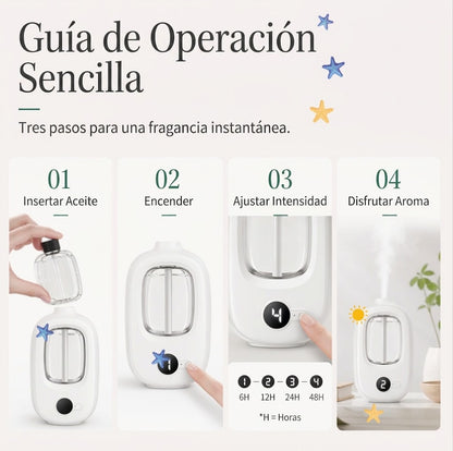 Difusor de aromas con temporizador y sin cable