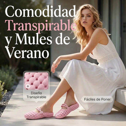 Mules Transpirables de Mujer