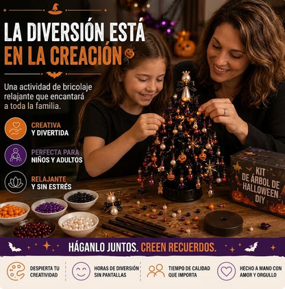 Kit de manualidades para hacer adornos navideños con cuentas para el árbol.