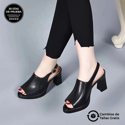 SANDALIAS CONFORT DE PIEL PARA MUJER