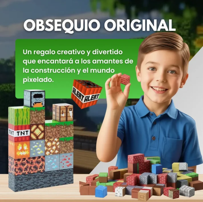 PixelMind™ Bloques de Píxeles Magnéticos