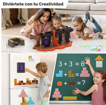 PixelMind™ Bloques de Píxeles Magnéticos