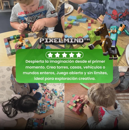 PixelMind™ Bloques de Píxeles Magnéticos