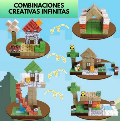 PixelMind™ Bloques de Píxeles Magnéticos