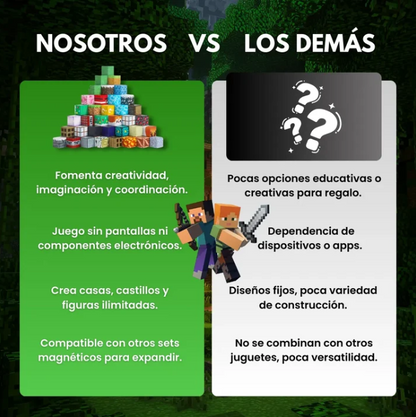 PixelMind™ Bloques de Píxeles Magnéticos