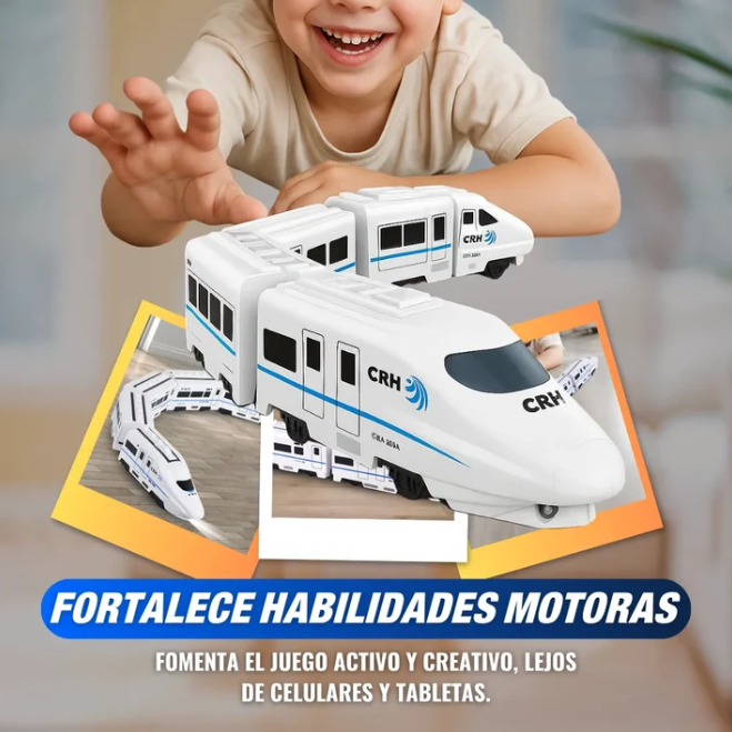 Tren Eléctrico Interactivo 4 Vagones