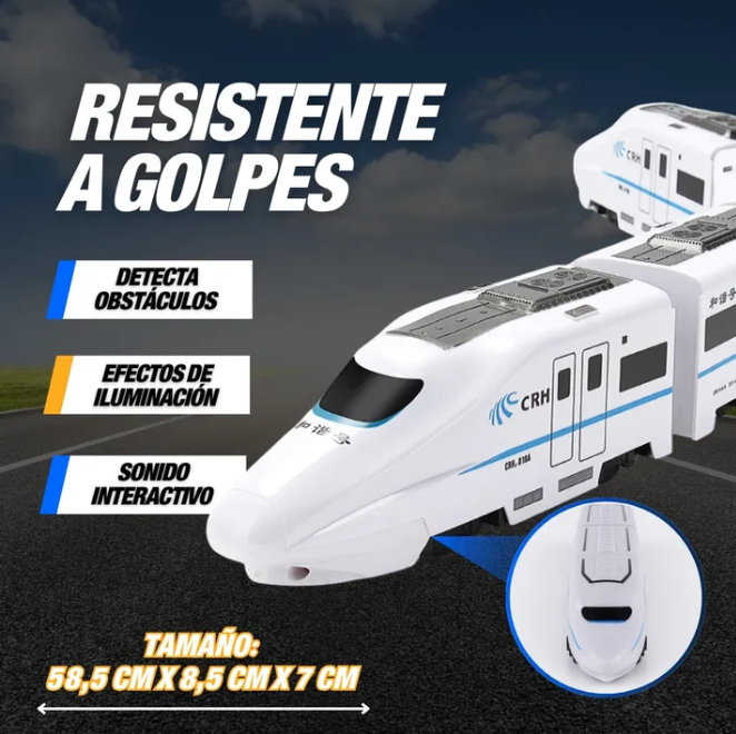 Tren Eléctrico Interactivo 4 Vagones