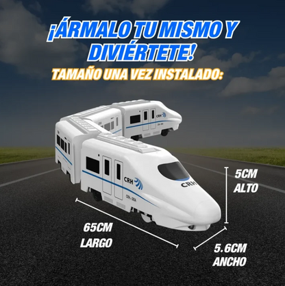Tren Eléctrico Interactivo 4 Vagones
