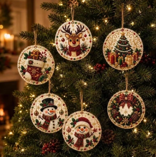 Kit de pintura de diamantes navideños