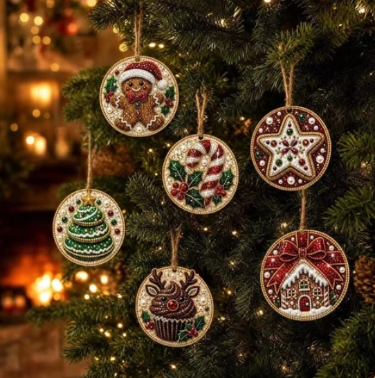 Kit de pintura de diamantes navideños