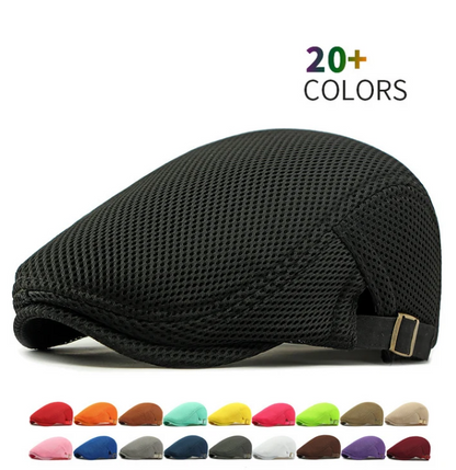 Gorra plana transpirable con correa ajustable