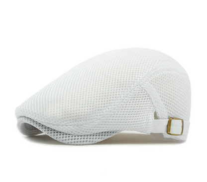 Gorra plana transpirable con correa ajustable