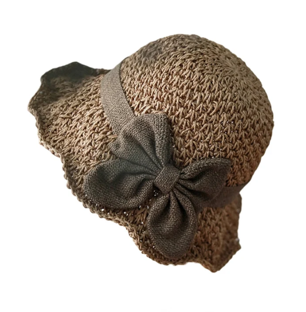 Sombrero de paja con lazo letro