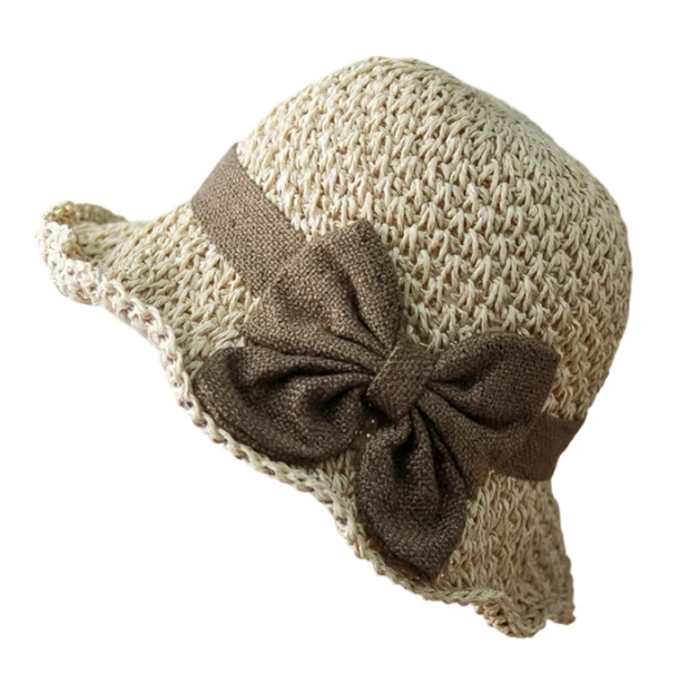 Sombrero de paja con lazo letro
