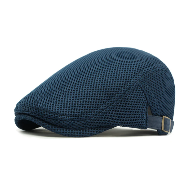 Gorra plana transpirable con correa ajustable