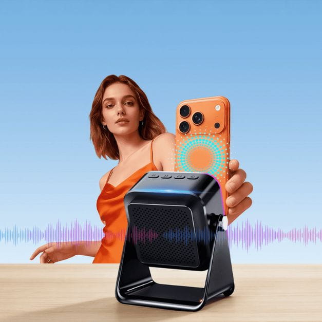 Base Inteligente para Altavoz 5 en 1 con Carga Rapida