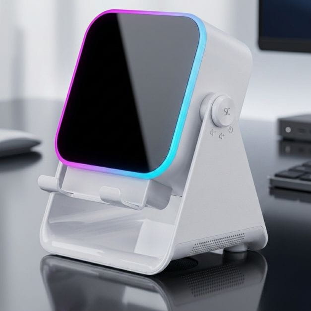 Base Inteligente para Altavoz 5 en 1 con Carga Rapida