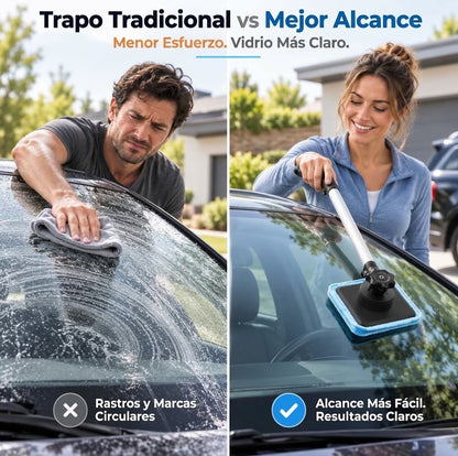 🚗✨ Limpiador Magnético de Parabrisas Doble Cara