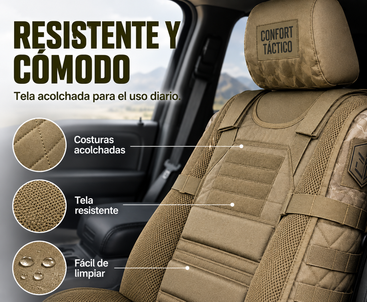 Organizador táctico para fundas de asientos de coche MOLLE