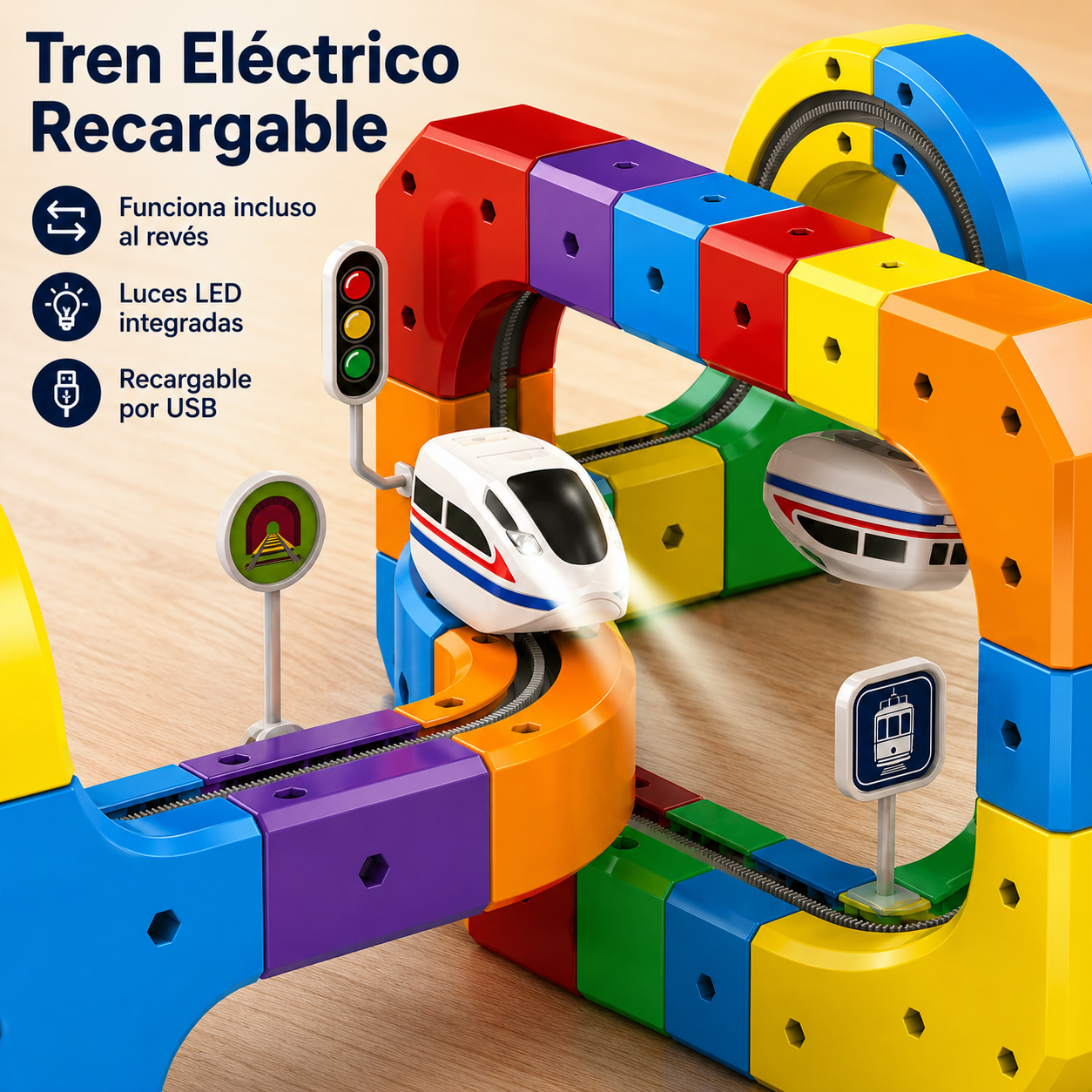 Juego de la vía de tren