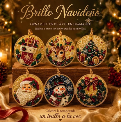 Kit de pintura de diamantes navideños