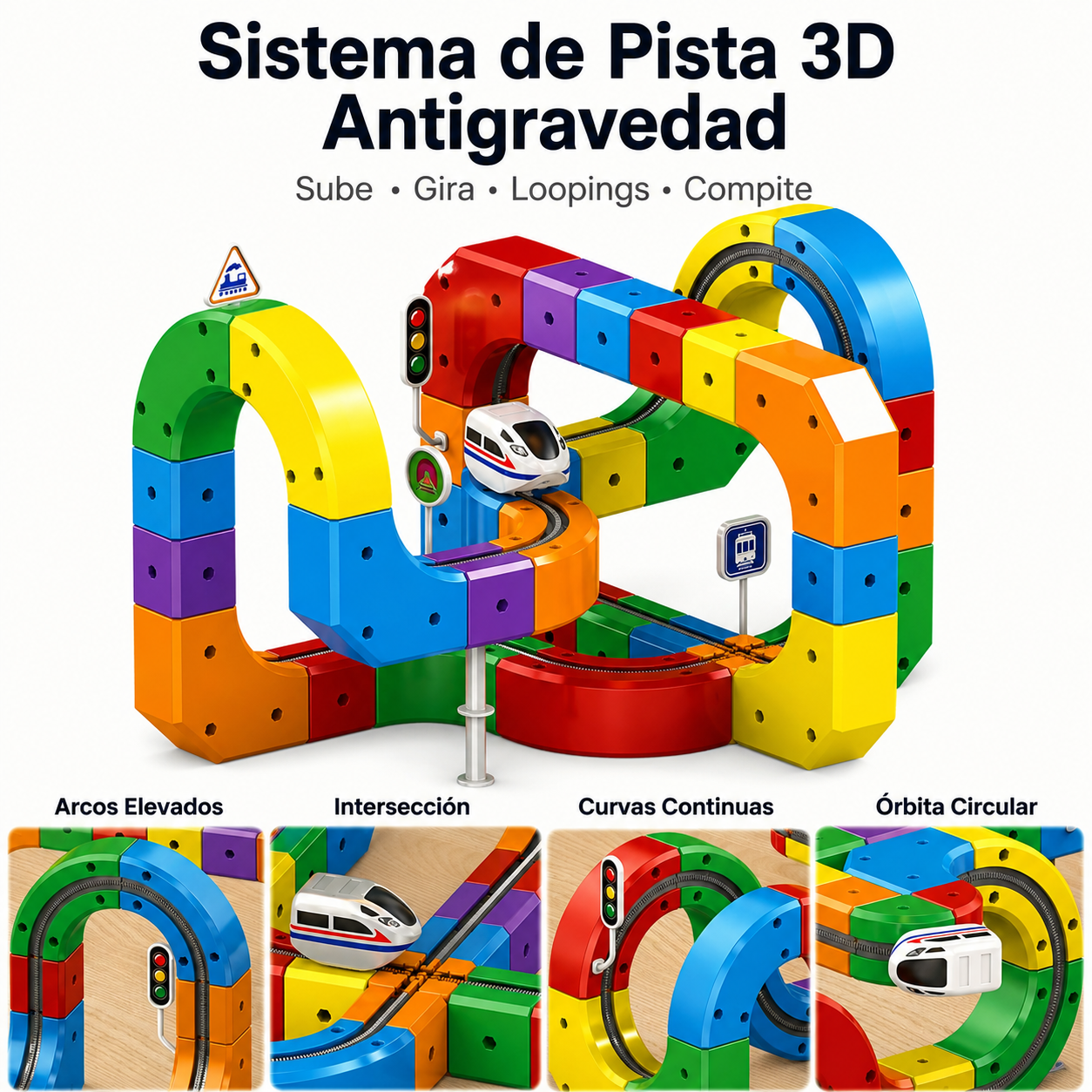 Juego de la vía de tren
