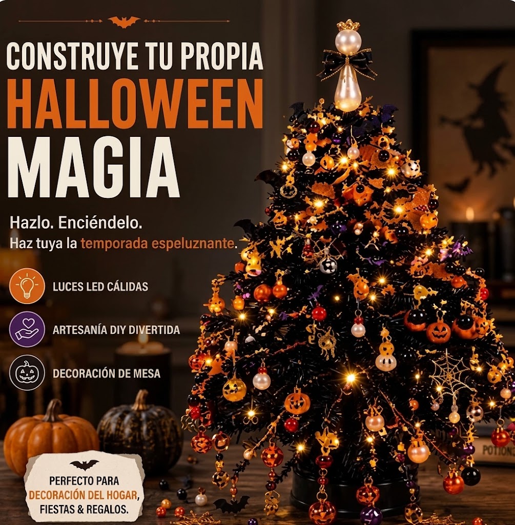 Kit de manualidades para hacer adornos navideños con cuentas para el árbol.