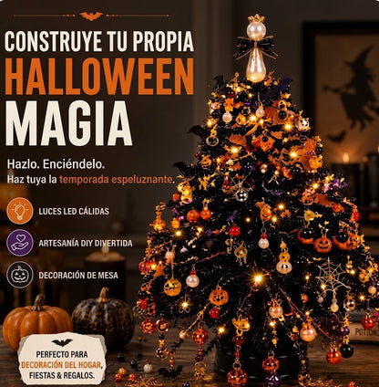 Kit de manualidades para hacer adornos navideños con cuentas para el árbol.