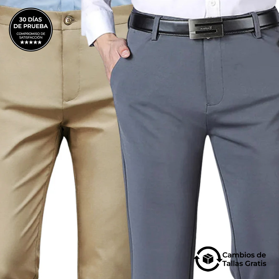 COMPRE 1 Y LLEVE 2 | Pantalones de Vestir de Caballero