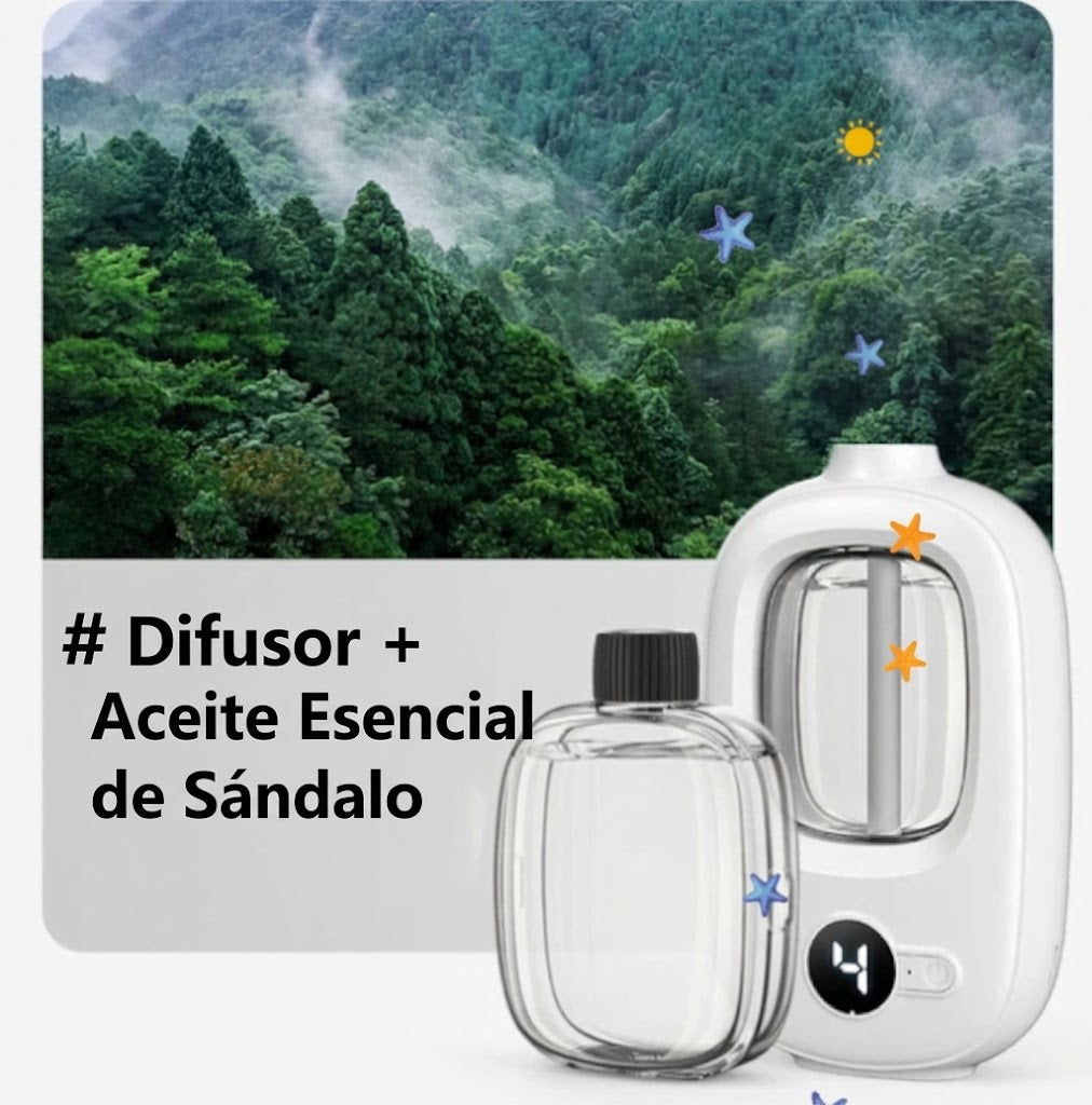 Difusor de aromas con temporizador y sin cable