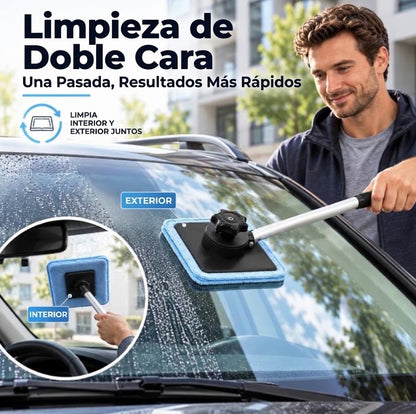 🚗✨ Limpiador Magnético de Parabrisas Doble Cara